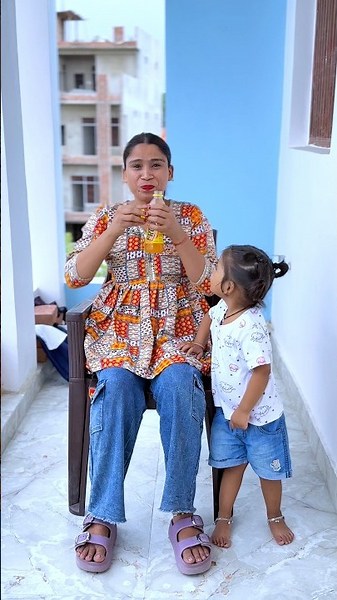 Devanshi or mummy ko frooti pina hai 😲❤️ #shorts #ytshorts #foryou #trending #viralvideo