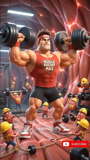 The Secret Science Behind Muscle Growth! 💪🔥 #healtheducation #facts