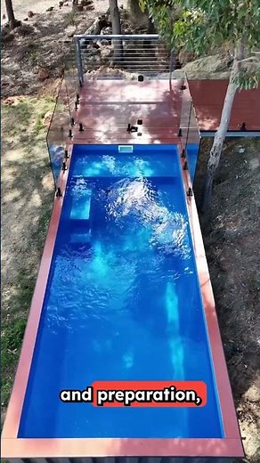 Shipping Container Pool Install in an FZ Bushfire Zone!