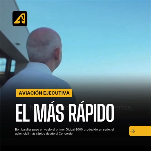 6.4K views · 66 reactions | Mini Concorde: el primer Bombardier Global 8000 de producción completó su vuelo inaugural https://www.aviacionline.com/mini-concorde-el-primer-bombardier-global-8000-de-produccion-completo-su-vuelo-inaugural | Aviacionline.com | Facebook