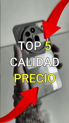 Top 5 celulares calidad precio 2025 que debes conocer