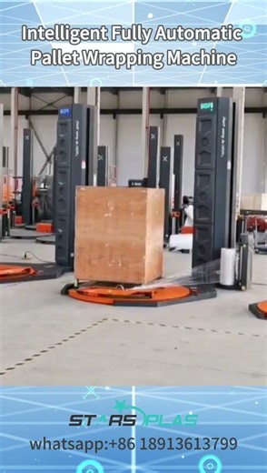 Intelligent Fully Automatic Pallet Wrapping Machine | Boost Packaging Efficiency & Save Labor Cost!