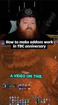 How to get ADDONS in TBC Classic Anniversary #tbcclassic #wowclassic #shorts