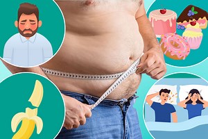 The 7 signs a beer belly is hiding a health issue - from sore knees to snoring