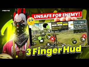 the Perfect 3-Finger HUD for Free Fire” 📲📈| 3 Finger HUD Free Fire | 3 FInger Setting 🔥