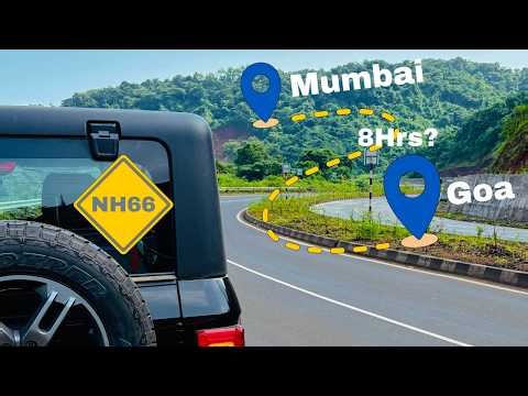 Mumbai to Goa Road Trip 2026 | NH66 Road Condition | Thar Drive | Toll Update | Real POV Drive
