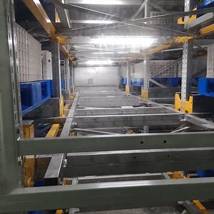 [Hot Item] Ultra-Fast 4-Way Pallet Shuttle System for Automated Logistics Warehousing