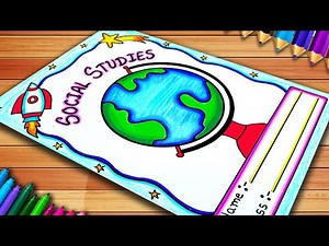 Front Page Design of Social Studies | Easy Social Studies Front Page Design | Front Page Design