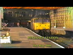 BR in the 1980s Penzance Station on 31st May 1989
