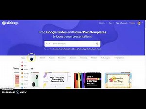 How to copy a template from Slidesgo