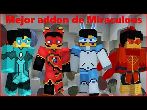 Mejor Addon de Miraculous para Minecraft Bedrock | Miraculous Adventure V1.4
