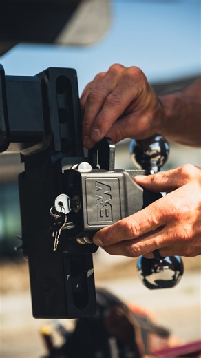 This Tow & Stow Pin Lock secures all 3 pins in one shot, so you can skip the hassle and get on with your day. A stout steel J-hook holds things firmly in place, while the heavy-duty cover keeps prying eyes (and hands) off your pins. It’s tough, low-profile, and built to prevent tampering or theft. Fits all Tow & Stow models except the Dual Ball Pintle and 2" Shank MultiPro hitches. 📹 Michael Hunsucker of Heartland Bowhunter | B&W Trailer Hitches