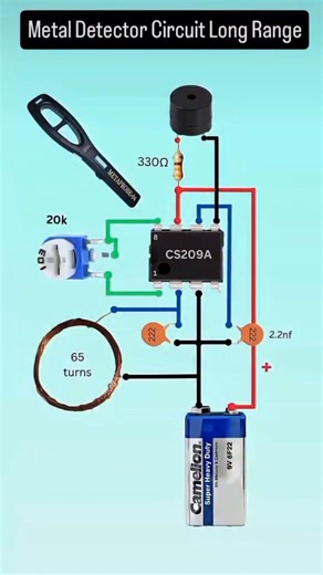 Beginner Friendly Metal Detector Project #diyelectronics #arduino #diyelectronics