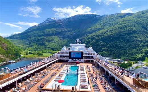 一镜到底，净零排放航行旗舰，MSC地中海神女号(MSC Euribia)