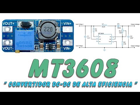 MT3608 : High efficiency DC-DC converter.