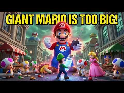MARIO IS 100ft TALL?! 🍄 Don't Eat This Mushroom!
