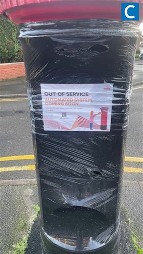 The public have been left baffled after a number of post boxes were covered with black tape. Several of the classic red pillar boxes, which have lined our streets for nearly 200 years, have been taken out of use and bear a sign saying 'Out Of Use Automated System Coming Soon.' The reason is Royal Mail is currently rolling out 3,500 solar-powered post boxes across the country which will allow the public to send small parcels. | Cheshire Live