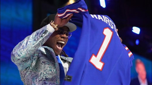 Emotional Maxwell Hairston embraces NFL dream with family in Buffalo