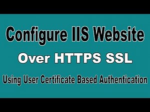 Configure IIS HTTPS Website for specific group access using User Certificate based authentication