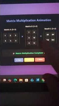 Linear Algebra - Matrix Multiplication
