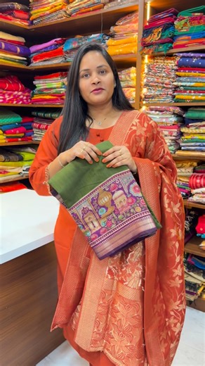 Navya Jyothi Voruganti on Instagram: "Restocked Visit Our Stores !!! Search Code: HC921 Sale Price: Rs650/- Maheswari silk sarees with contrast borders and zari woven nizam border Contrast blouse 90 cms For orders visit our website thehorizoncollections.com"