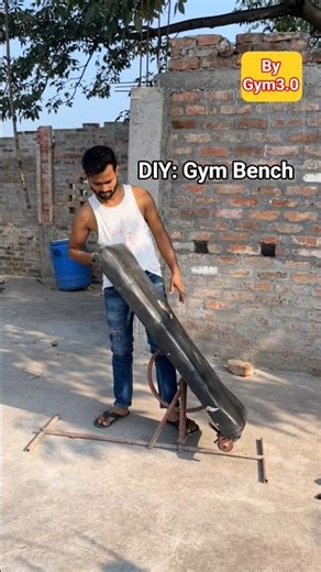 Home Workout में Bench नहीं? अभी बना लो ये DIY Bench! 🛠️ #gymbench