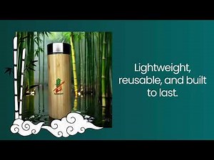 Stay Hydrated Naturally with Our Bamboo Water Bottle
