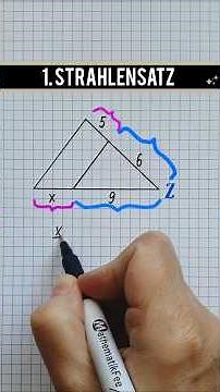 This is how the first intercept theorem works! 🤓 #math #intercepttheorem1 #intercepttheorems #int...