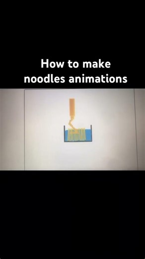 How to make noodles! #animation #short