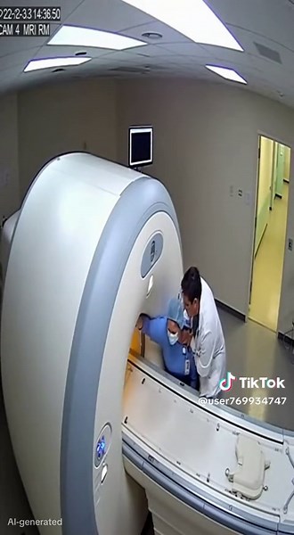 Terrifying MRI Footage Caught on CCTV in Hospital