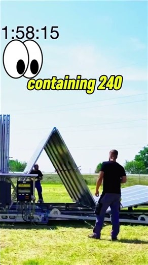 Largest Solar Panel Container Can Supply 50 Homes!