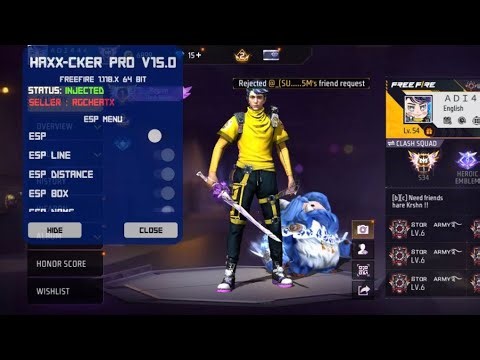 FREE FIRE NEW MOD MENU FULLY ANTI BAN BLACKLIST 🔥 AUTO KILL SPEED 50X ALL DIVICE WORKING 👇👇