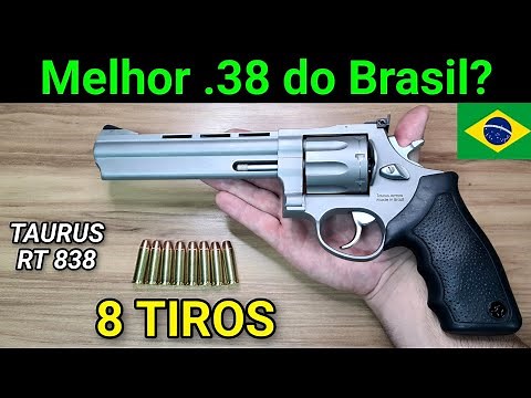 38 de 8 tiros Permitido MAIS ACESSÍVEL QUE PT 380! Taurus RT 838. Para defesa residencial e Esporte!