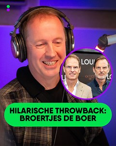 Een throwback naar deze hilarische fragmenten van broertjes De Boer, want vanmiddag zijn ze te gast bij (𝙃𝙚𝙚𝙚𝙚𝙚) Evers & co.! 🤩 Luister je gezellig mee? | Radio 538