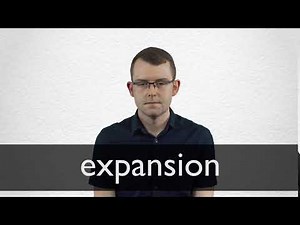 How to pronounce EXPANSION in British English