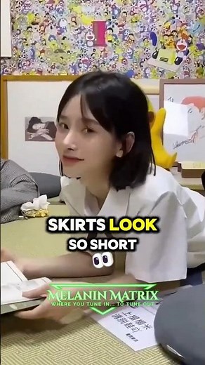 Why Japanese School Skirts Look So Short #japan #japanfacts #japaneseculture