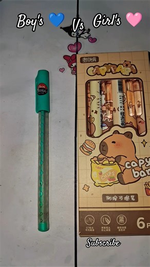 Boy's vs Girl's🩷🩵 cute stationery✨️#asmr#stationery #ytshorts#ytviral#shorts#love #boysvsgirls#viral