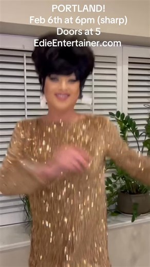 🎉✨ Cirque du Soleil Drag Sensation EDIE heads back to her hometown PORTLAND! ✨🎉 Get ready, PORTLAND ! The one and only EDIE—star of Cirque du Soleil’s Zumanity and internationally acclaimed “Mistress of Sensuality”—is bringing her glitz, glamour, and high kicks to DARCELLES on Saturday FEB 6th at 6pm! 🎟 Tickets: https://edieentertainer.com Las Vegas Showgirl: UNLEASHED This brand-new, high-voltage evening bursts with show-stopping songs, dazzling dance, comedy, and deliciously revealing stori