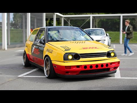 700 BHP VW Golf MK3 VR6 | Acceleration, Flames, Sounds, ...