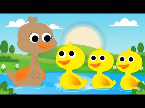 Six Little Ducks | Nursery Rhymes & Baby Songs | Bouncy Buddies #duck