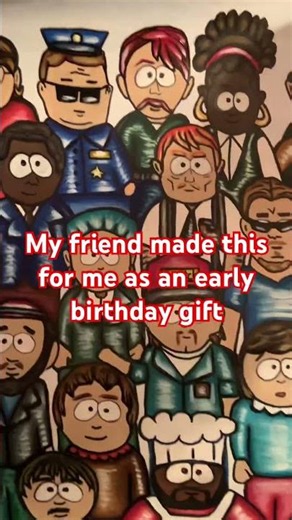 South Park homemade poster #funny #birthday #gift #show #TV #drawing #art