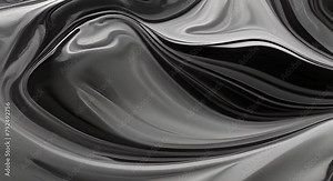 Marble Dreamscape, A Journey Through a Black and White Wonderland