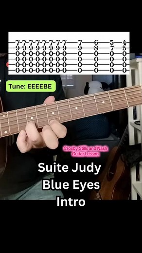 Suite Judy Blue Eyes Guitar Intro Tutorial