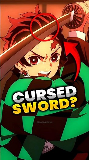 Why Tanjiro’s Sword is Black? | Demon Slayer Explained #DemonSlayer #Tanjiro #AnimeFacts