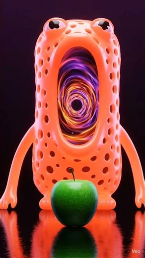 Infinite Monster Candy Loop 😱🍬 #creepy #endlessloop #loop #viral #shorts #3danimation #trippy