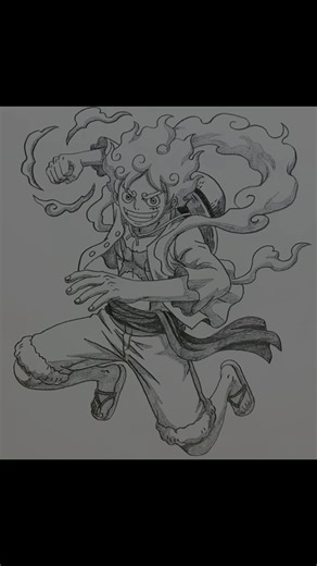 How to Draw Luffy Gear 5 #draw #onepiece #luffy #citation #france🇫🇷