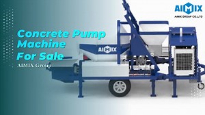 The ABJZ series concrete mixer pump combine the traditional concrete pump and the mixer together. | AIMIX GROUP