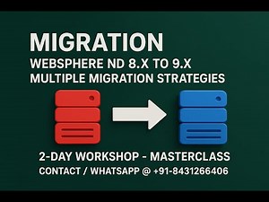 WebSphere ND - Migration Methods - #udemy #websphere #weblogic #jboss #applicationserver #devops