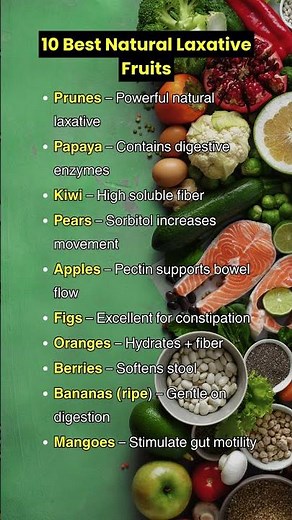 10 Best Natural Laxative Fruits