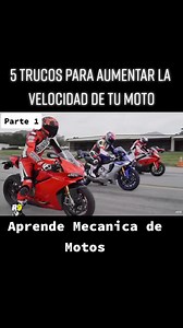 5 trucos para aumentar la velocidad de tu motocicleta 🏍 🏍🏍¿Estás cansado de LIMITARTE con COSTOSOS MANTENIMIENTOS🤔 y QUIERES ESTAR al 100% en 🚨ALTA RUTA SIEMPRE? 🤩🥳¿QUIERES tener los CONOCIMIENTOS NECESARIOS para AYUDAR en 🎯CUALQUIER PROBLEMA MECÁNICO A TUS AMIGOS DE RUTA E INCLUSO LOGRAR tu PROPIA MECÁNICA⚙️⚙️ de MOTOS SI LO QUISIERAS? 🏅🏍CURSO COMPLETO PARA APRENDER el USO de tu 🏍🏍MOTO de 0 hasta AVANZADO 🏆 🏆 ✅✅Curso 100% Digital !! 🏍🏍Más información 👉👉 https://bit.ly/asesorco